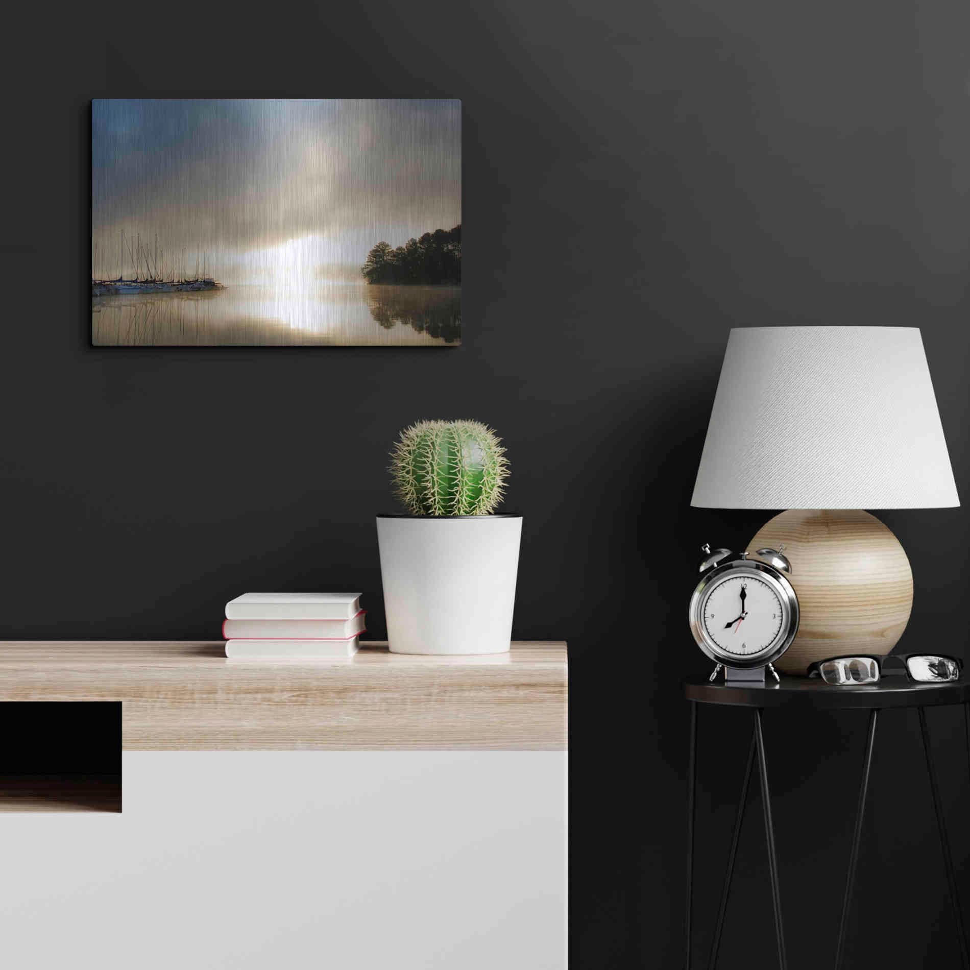 Luxe Metal Art 'Breaking Through I' by Danny Head, Metal Wall Art,24x16