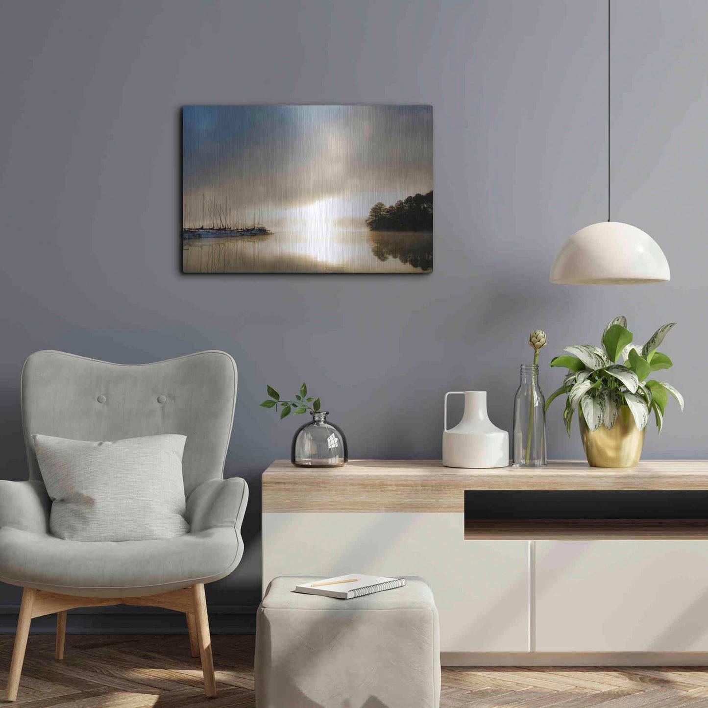 Luxe Metal Art 'Breaking Through I' by Danny Head, Metal Wall Art,24x16