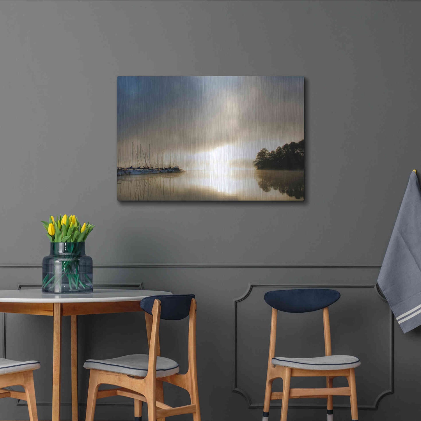 Luxe Metal Art 'Breaking Through I' by Danny Head, Metal Wall Art,36x24