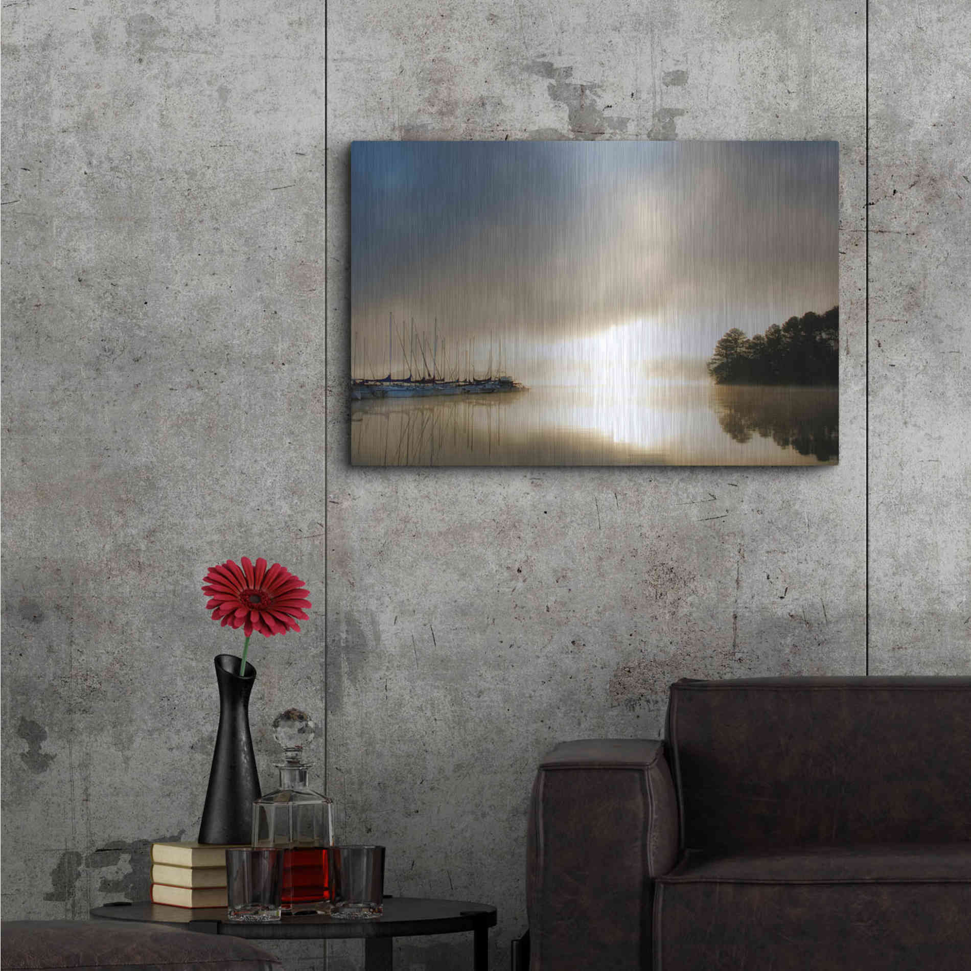 Luxe Metal Art 'Breaking Through I' by Danny Head, Metal Wall Art,36x24