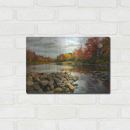 Luxe Metal Art 'Northeast Creek' by Danny Head, Metal Wall Art,16x12