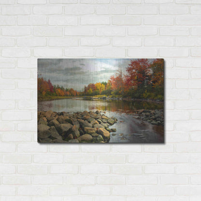 Luxe Metal Art 'Northeast Creek' by Danny Head, Metal Wall Art,36x24