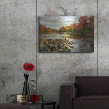 Luxe Metal Art 'Northeast Creek' by Danny Head, Metal Wall Art,36x24