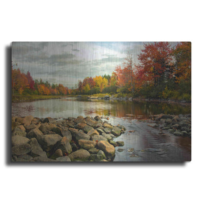 Luxe Metal Art 'Northeast Creek' by Danny Head, Metal Wall Art