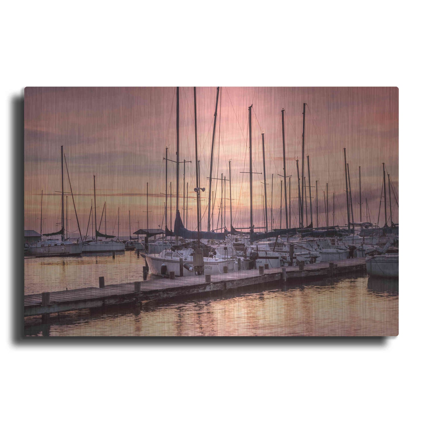 Luxe Metal Art 'Set to Sail' by Danny Head, Metal Wall Art