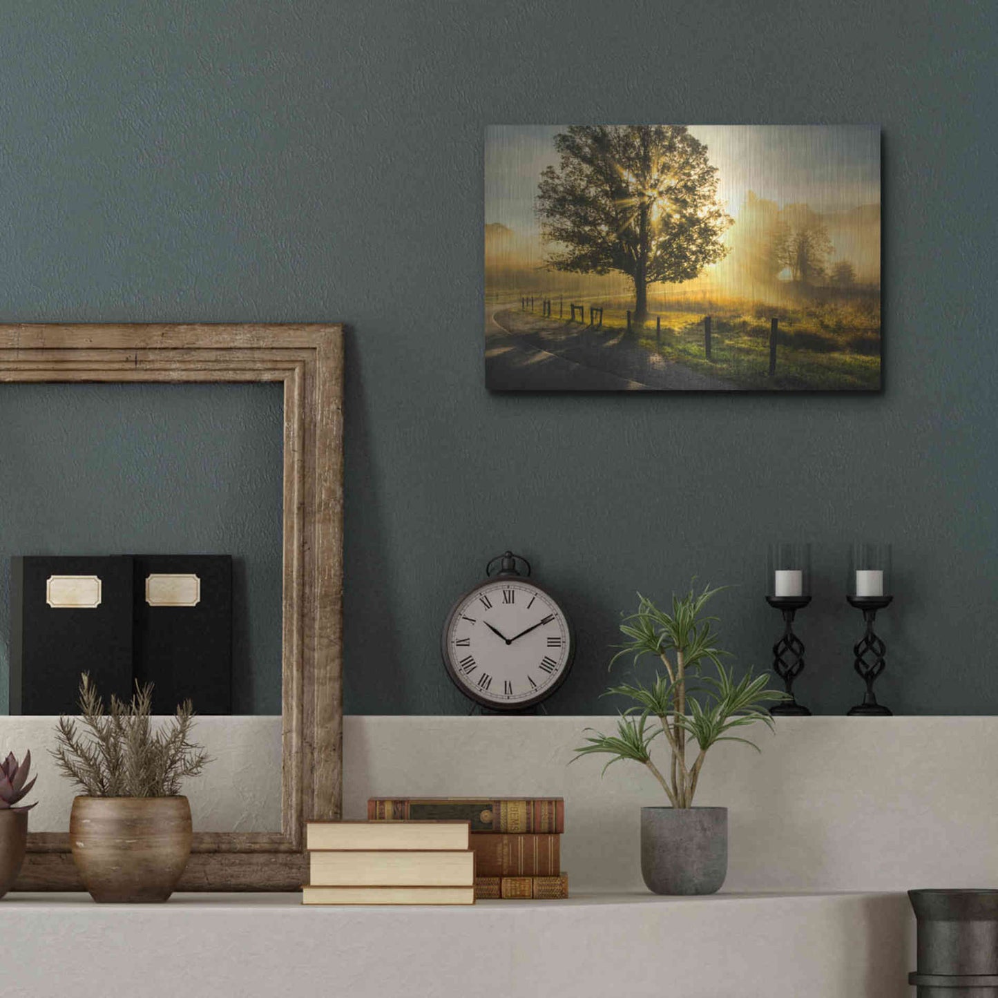 Luxe Metal Art 'Wake Up Call' by Danny Head, Metal Wall Art,16x12