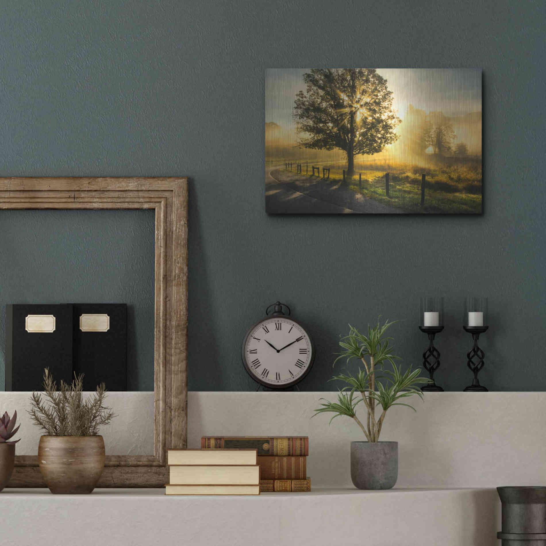 Luxe Metal Art 'Wake Up Call' by Danny Head, Metal Wall Art,16x12