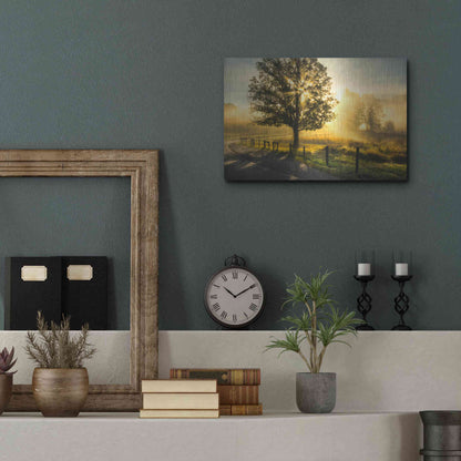 Luxe Metal Art 'Wake Up Call' by Danny Head, Metal Wall Art,16x12