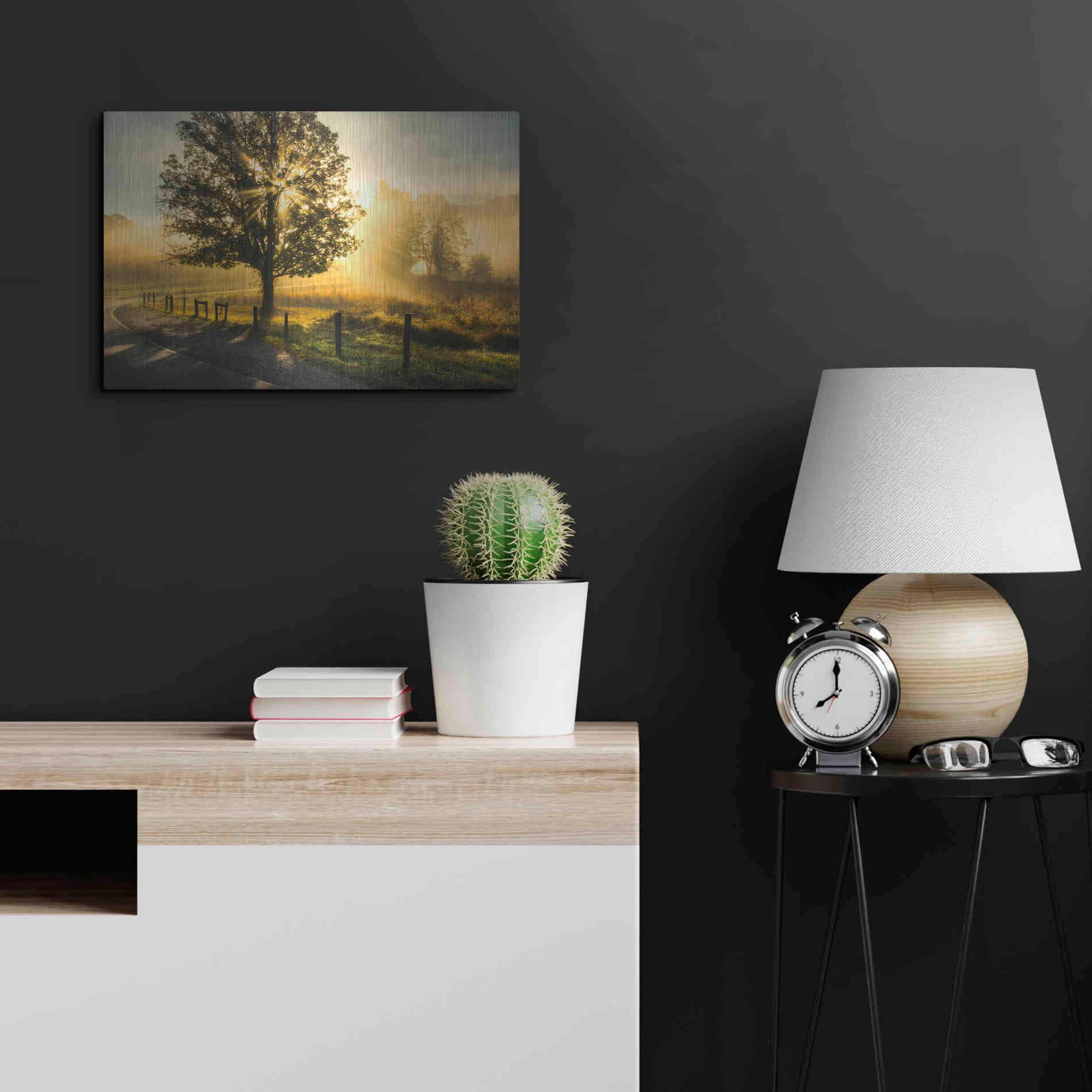 Luxe Metal Art 'Wake Up Call' by Danny Head, Metal Wall Art,24x16