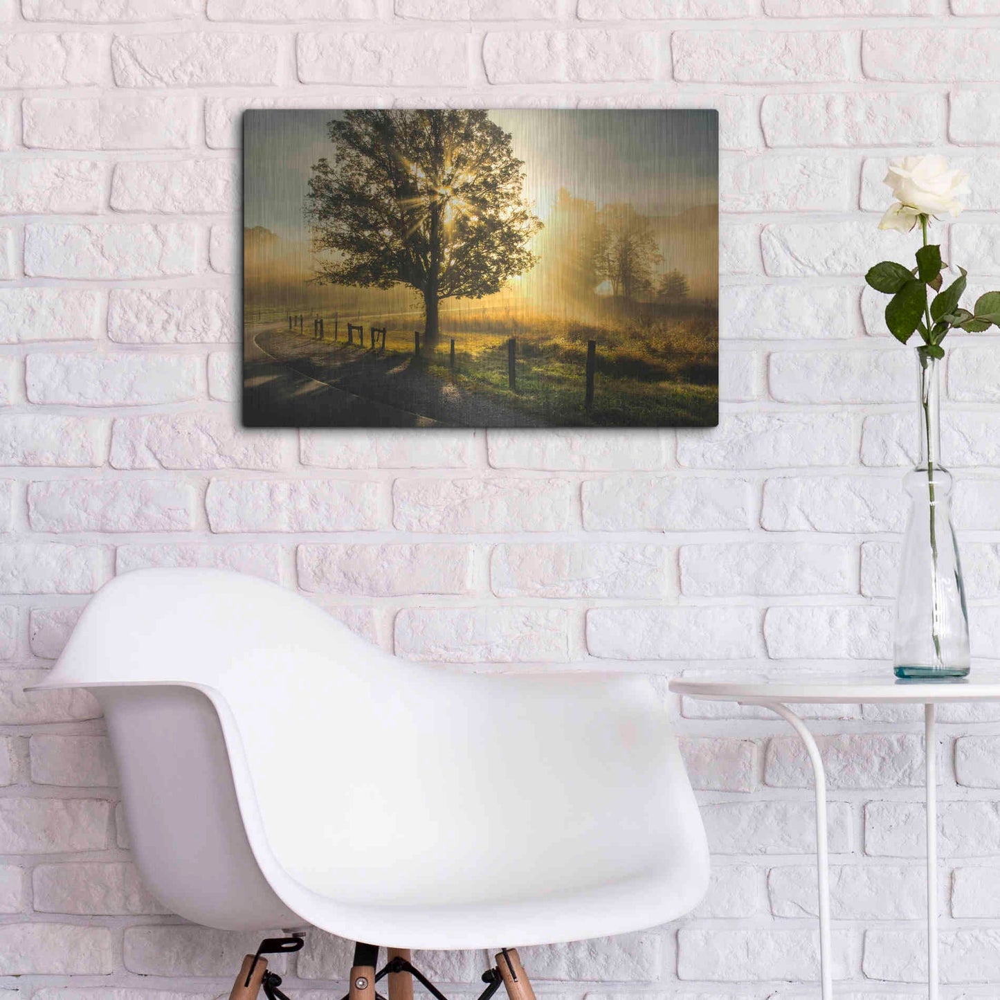 Luxe Metal Art 'Wake Up Call' by Danny Head, Metal Wall Art,24x16