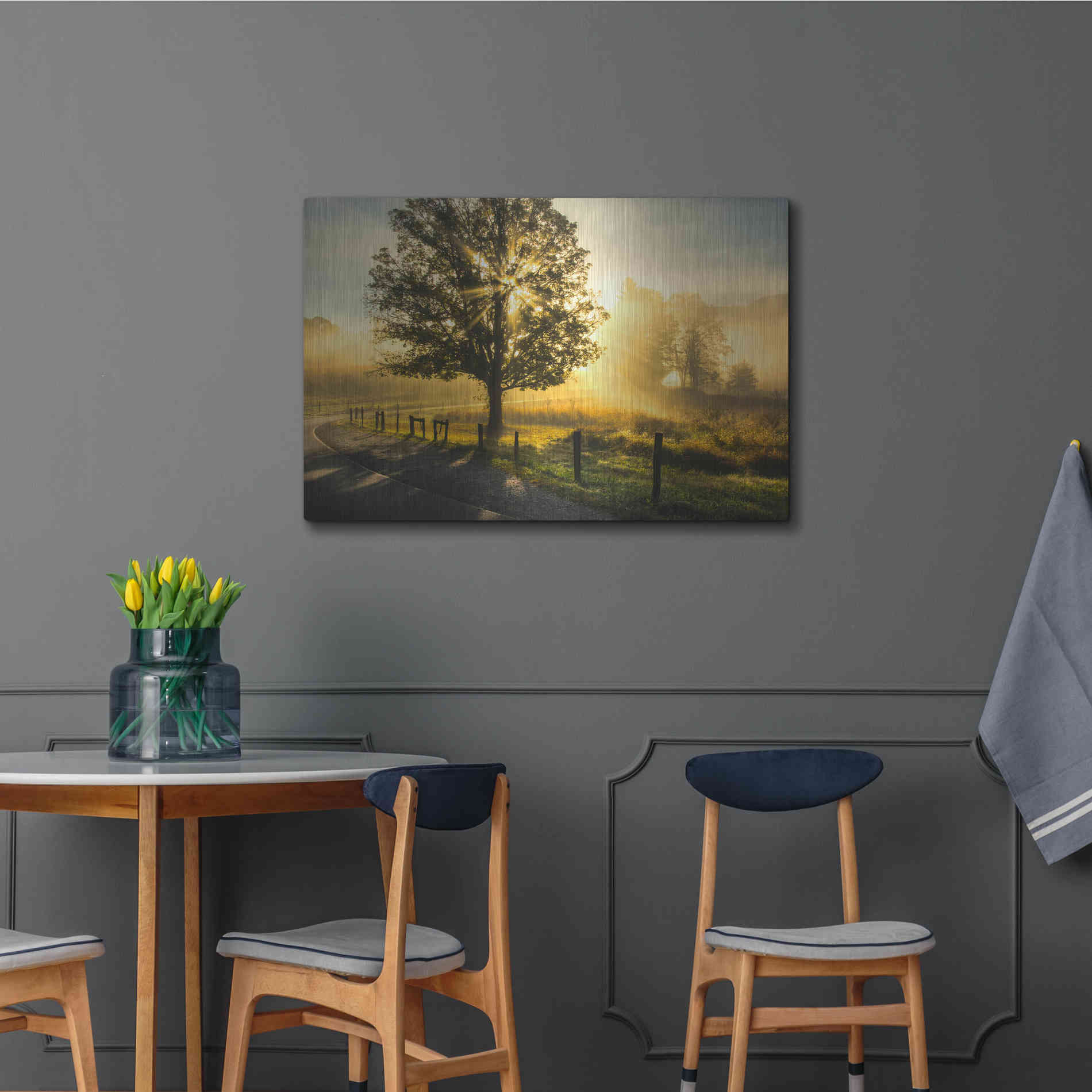 Luxe Metal Art 'Wake Up Call' by Danny Head, Metal Wall Art,36x24