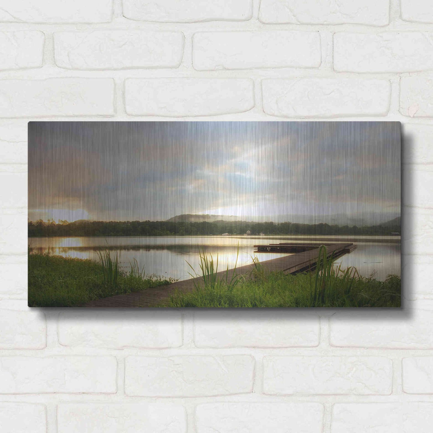 Luxe Metal Art 'Studio View' by Danny Head, Metal Wall Art,24x12