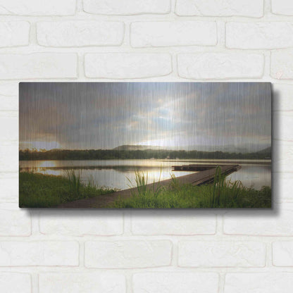 Luxe Metal Art 'Studio View' by Danny Head, Metal Wall Art,24x12