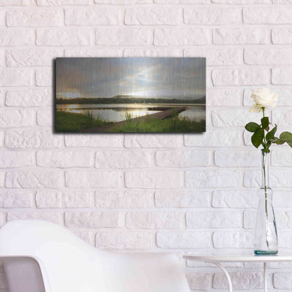 Luxe Metal Art 'Studio View' by Danny Head, Metal Wall Art,24x12