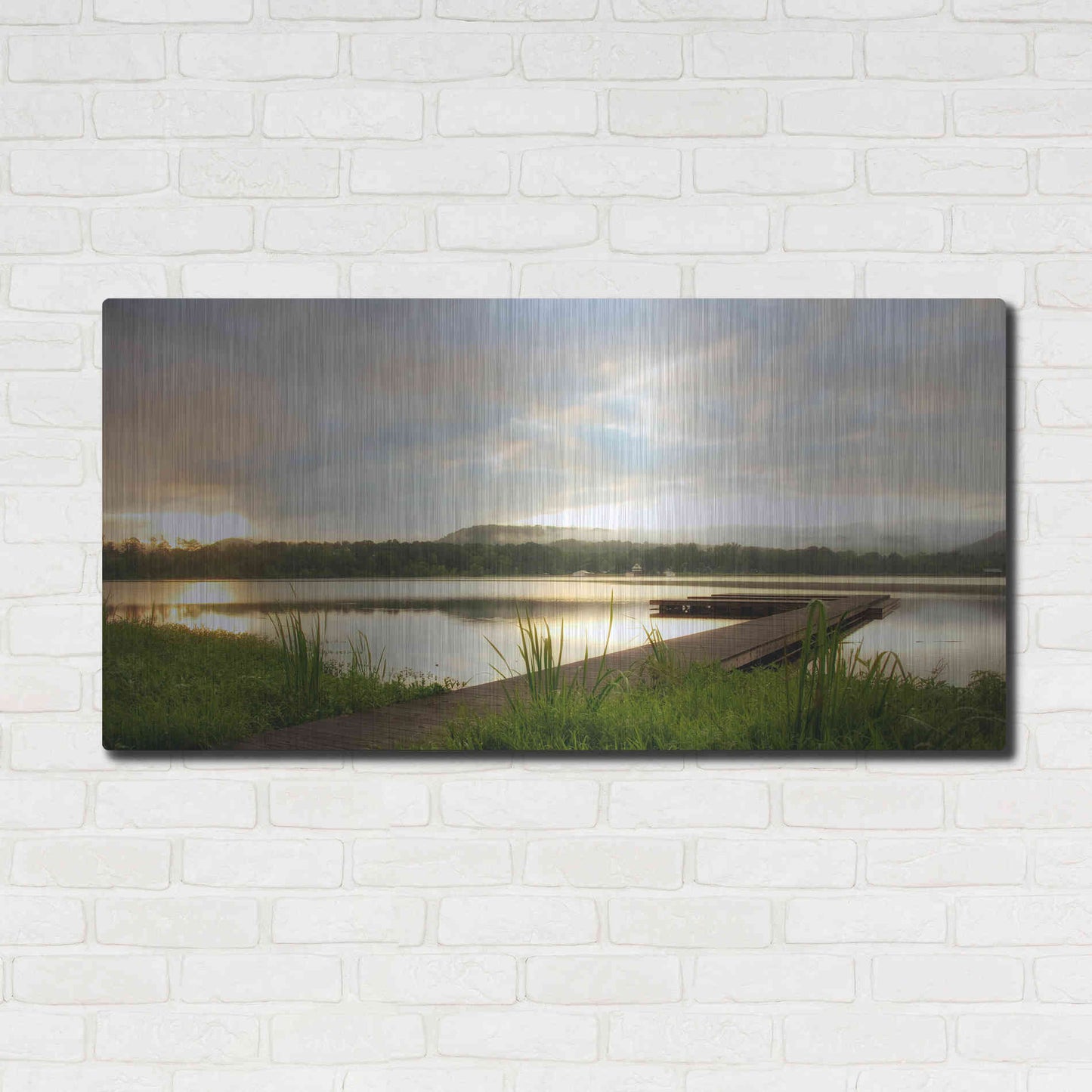 Luxe Metal Art 'Studio View' by Danny Head, Metal Wall Art,48x24