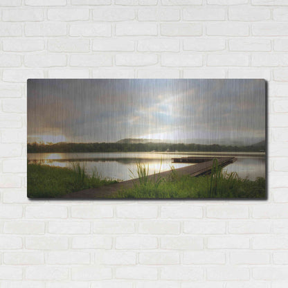Luxe Metal Art 'Studio View' by Danny Head, Metal Wall Art,48x24