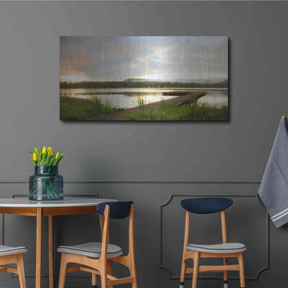 Luxe Metal Art 'Studio View' by Danny Head, Metal Wall Art,48x24