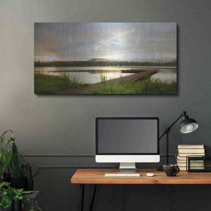 Luxe Metal Art 'Studio View' by Danny Head, Metal Wall Art,48x24