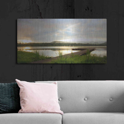 Luxe Metal Art 'Studio View' by Danny Head, Metal Wall Art,48x24