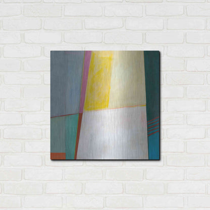 Luxe Metal Art 'Solidity I' by Jodi Fuchs, Metal Wall Art,24x24