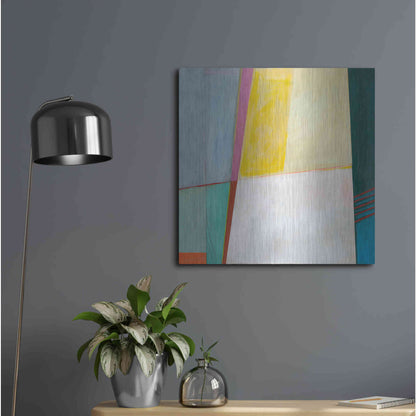 Luxe Metal Art 'Solidity I' by Jodi Fuchs, Metal Wall Art,24x24