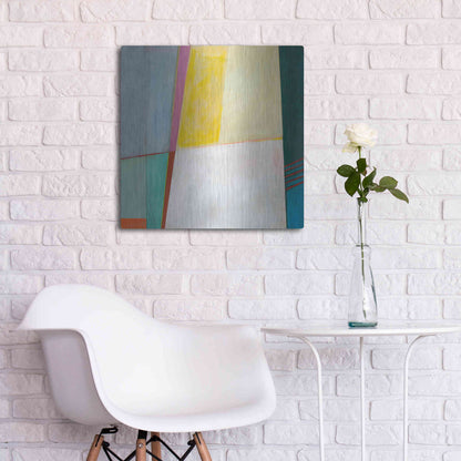 Luxe Metal Art 'Solidity I' by Jodi Fuchs, Metal Wall Art,24x24