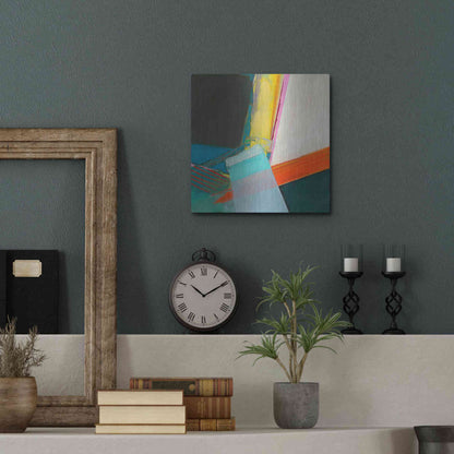 Luxe Metal Art 'Solidity II' by Jodi Fuchs, Metal Wall Art,12x12