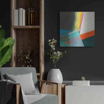 Luxe Metal Art 'Solidity II' by Jodi Fuchs, Metal Wall Art,24x24