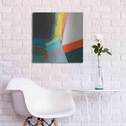 Luxe Metal Art 'Solidity II' by Jodi Fuchs, Metal Wall Art,24x24