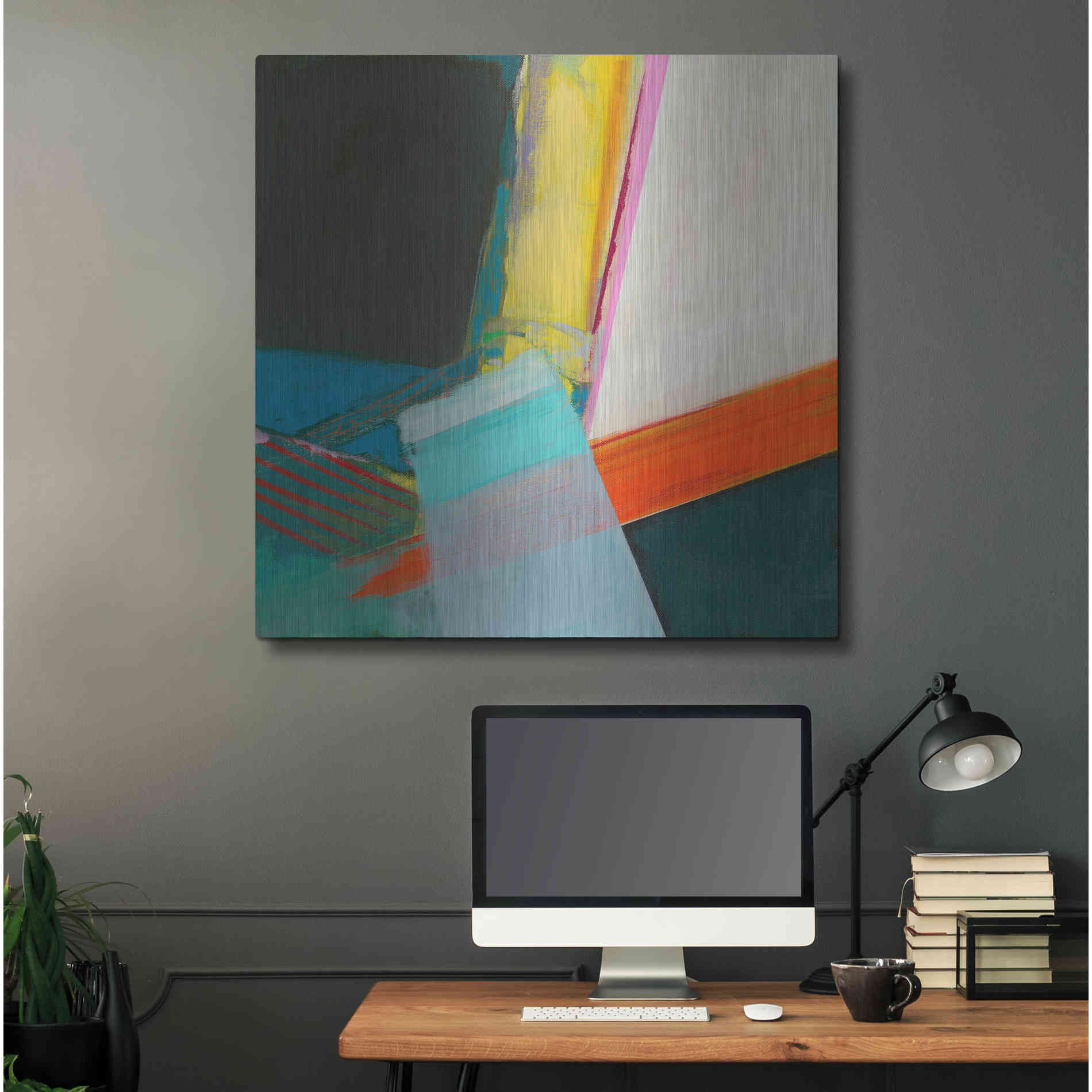 Luxe Metal Art 'Solidity II' by Jodi Fuchs, Metal Wall Art,36x36