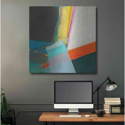 Luxe Metal Art 'Solidity II' by Jodi Fuchs, Metal Wall Art,36x36