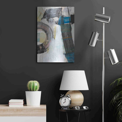 Luxe Metal Art 'Kabuki II' by Jodi Fuchs, Metal Wall Art,16x24