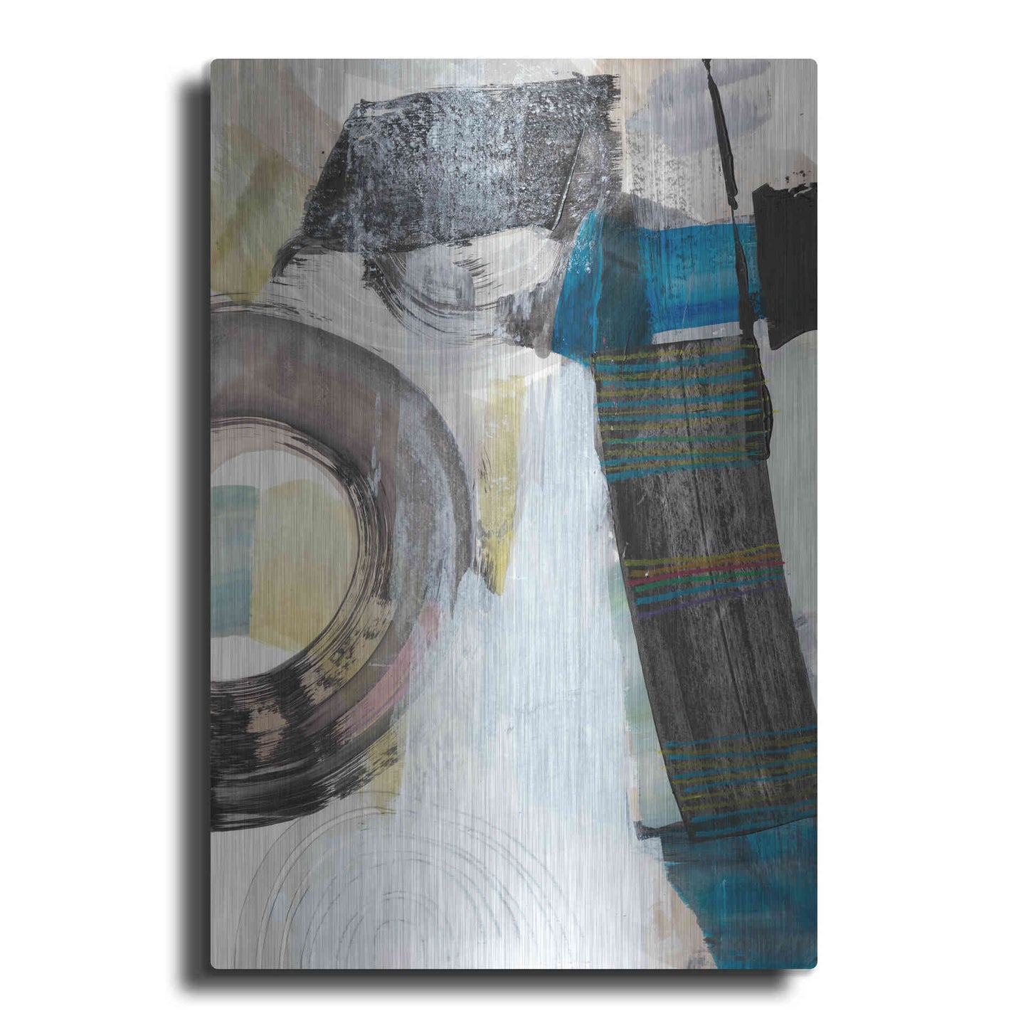 Luxe Metal Art 'Kabuki II' by Jodi Fuchs, Metal Wall Art