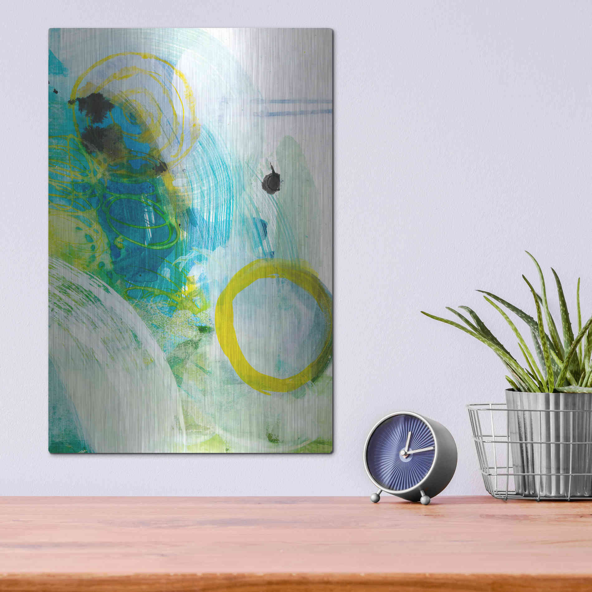 Luxe Metal Art 'Take Off II' by Jodi Fuchs, Metal Wall Art,12x16