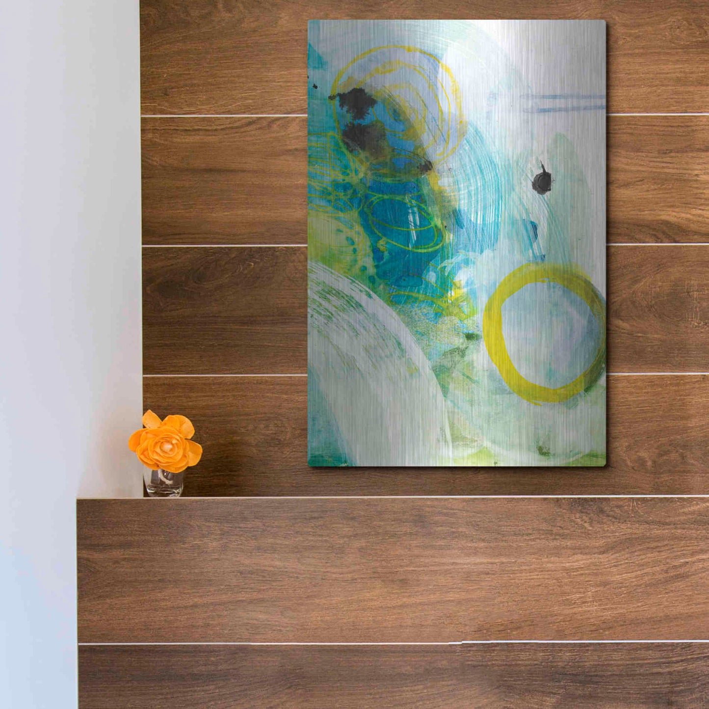 Luxe Metal Art 'Take Off II' by Jodi Fuchs, Metal Wall Art,12x16