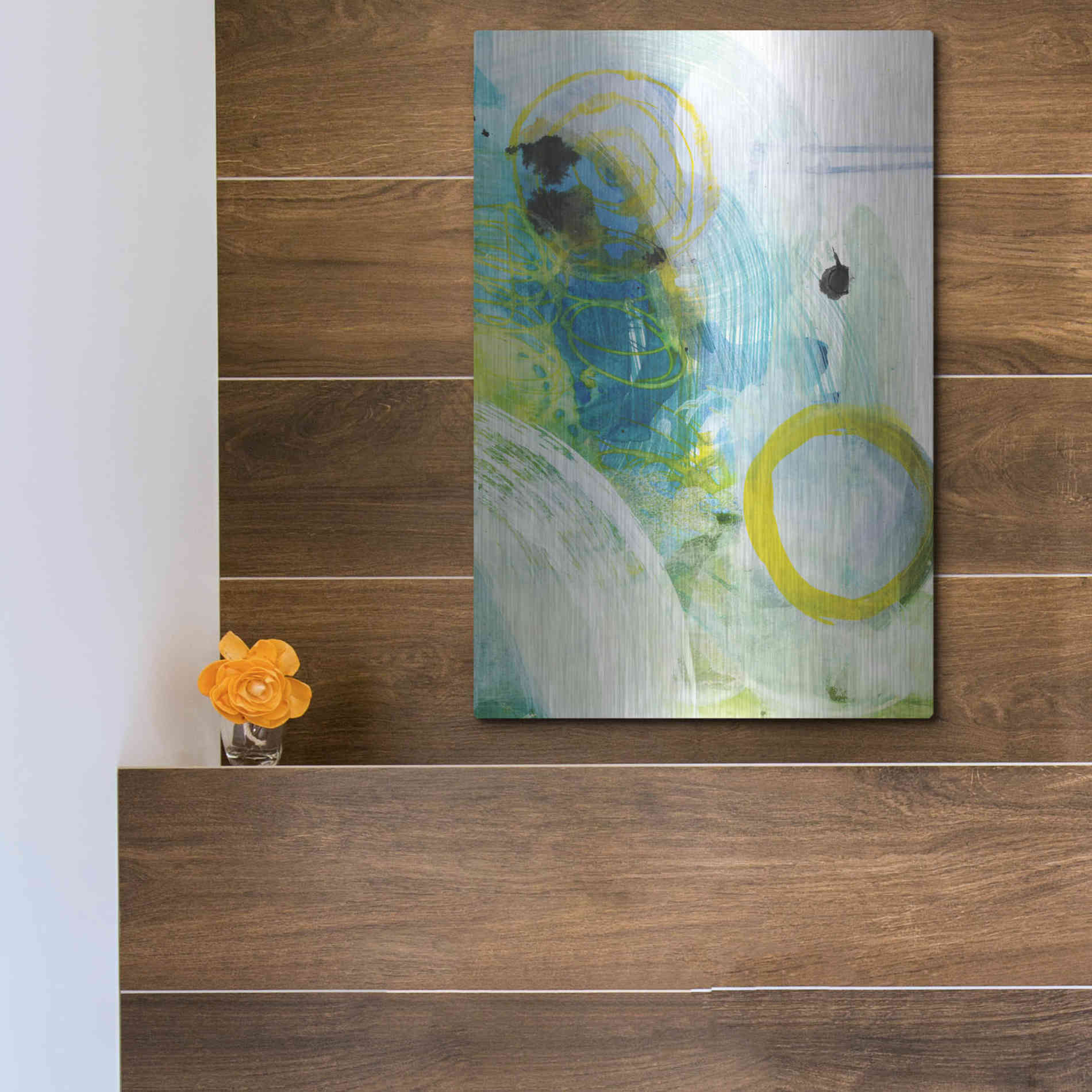 Luxe Metal Art 'Take Off II' by Jodi Fuchs, Metal Wall Art,12x16