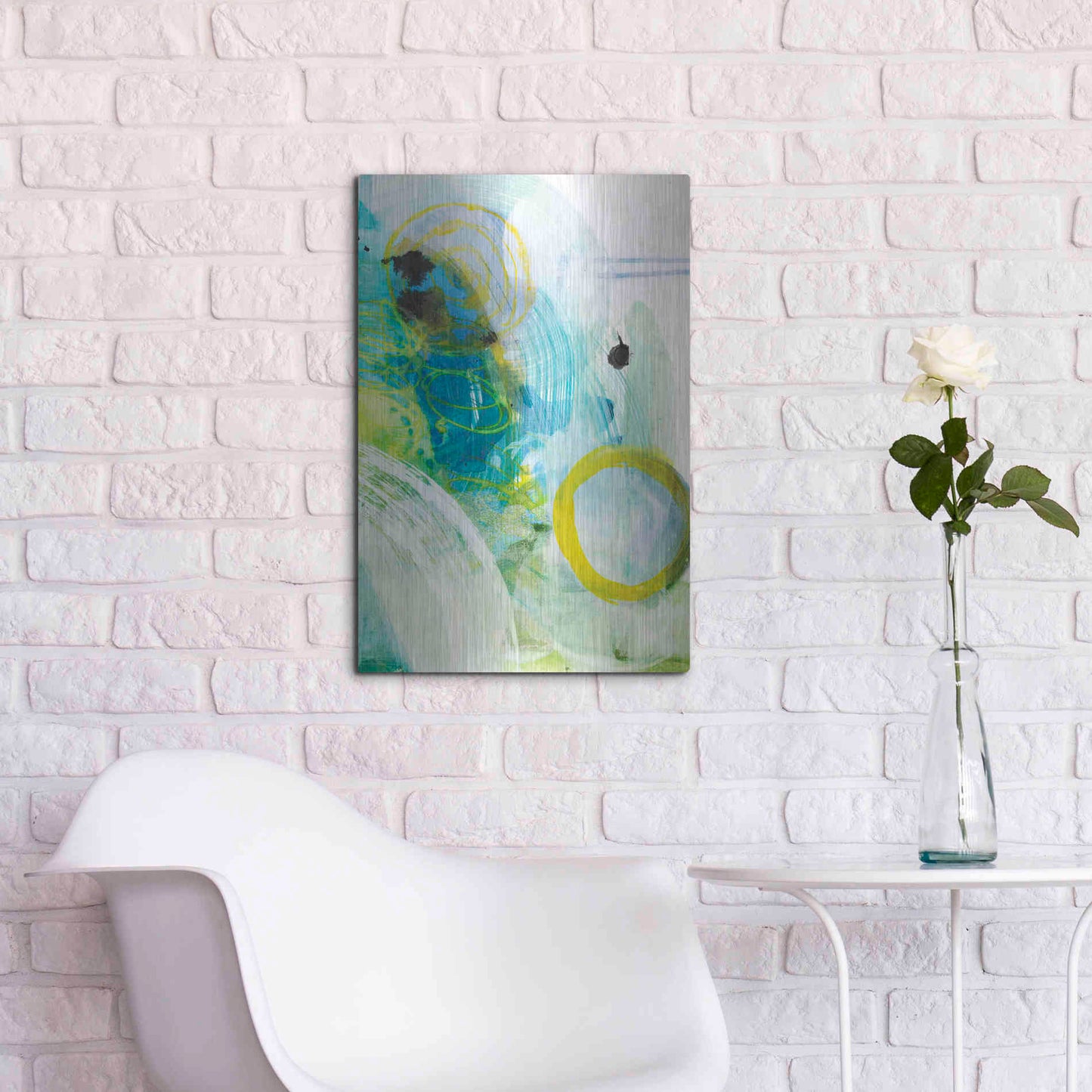 Luxe Metal Art 'Take Off II' by Jodi Fuchs, Metal Wall Art,16x24