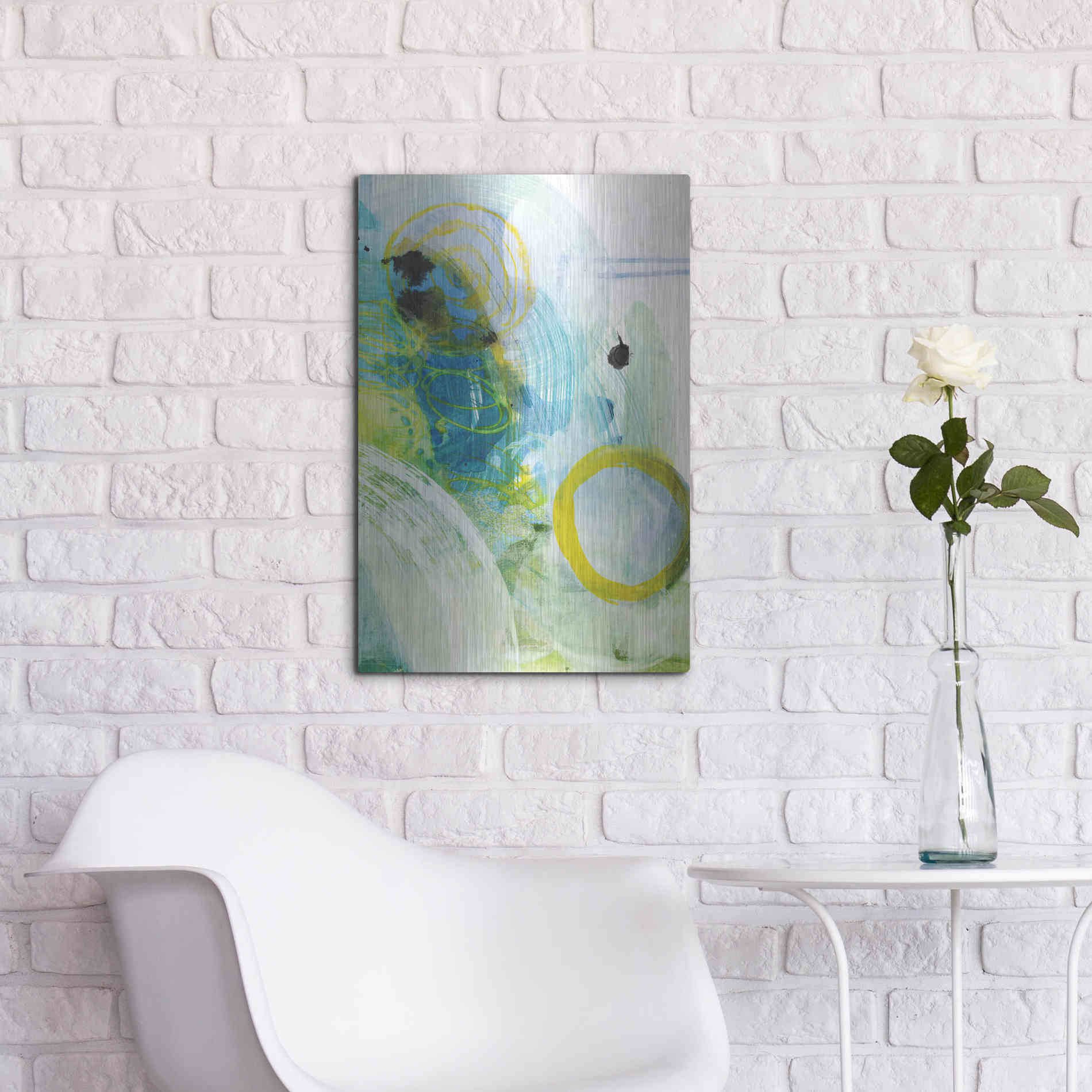 Luxe Metal Art 'Take Off II' by Jodi Fuchs, Metal Wall Art,16x24