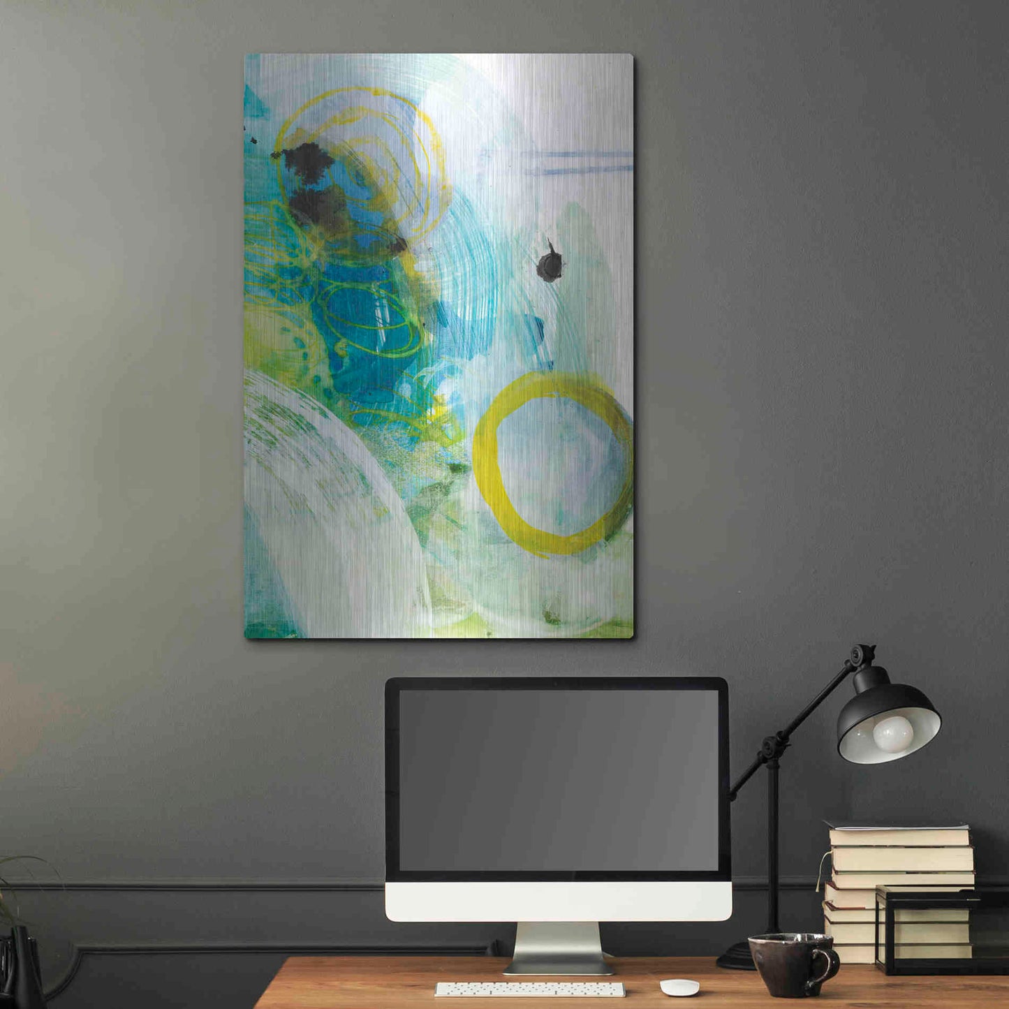 Luxe Metal Art 'Take Off II' by Jodi Fuchs, Metal Wall Art,24x36