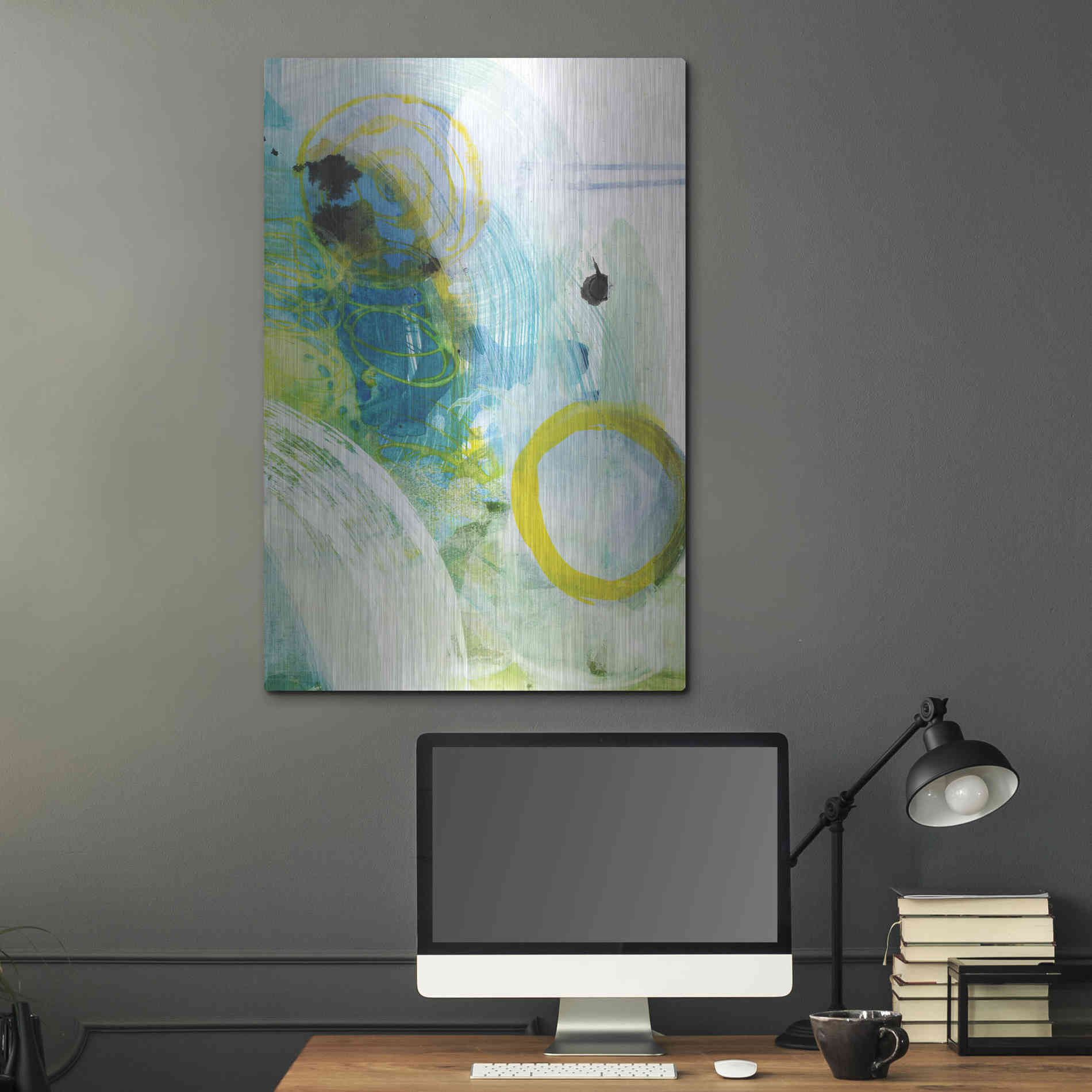 Luxe Metal Art 'Take Off II' by Jodi Fuchs, Metal Wall Art,24x36