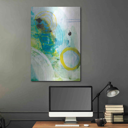 Luxe Metal Art 'Take Off II' by Jodi Fuchs, Metal Wall Art,24x36