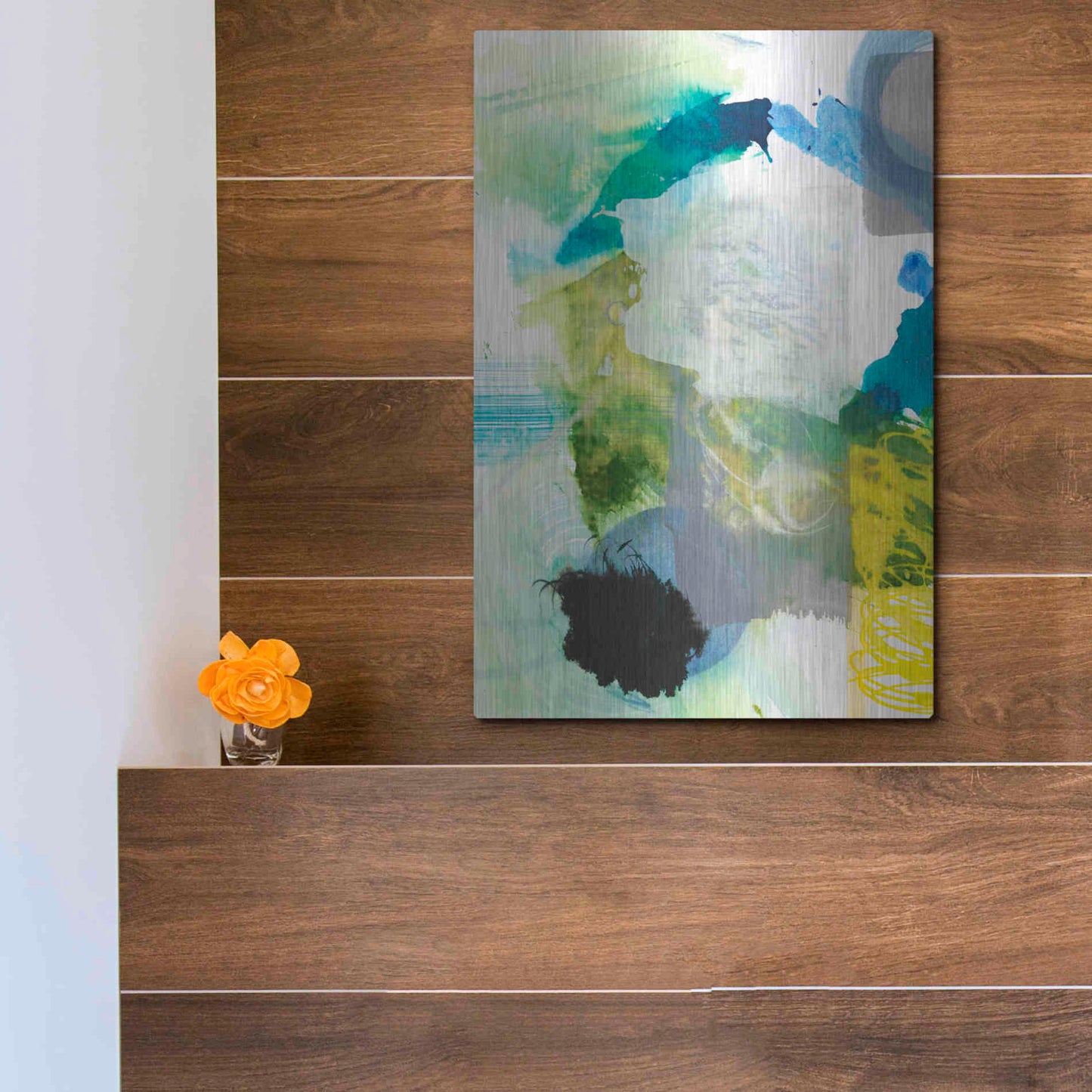 Luxe Metal Art 'Take Off III' by Jodi Fuchs, Metal Wall Art,12x16