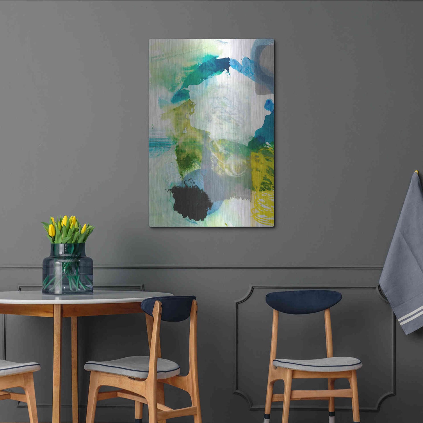 Luxe Metal Art 'Take Off III' by Jodi Fuchs, Metal Wall Art,24x36