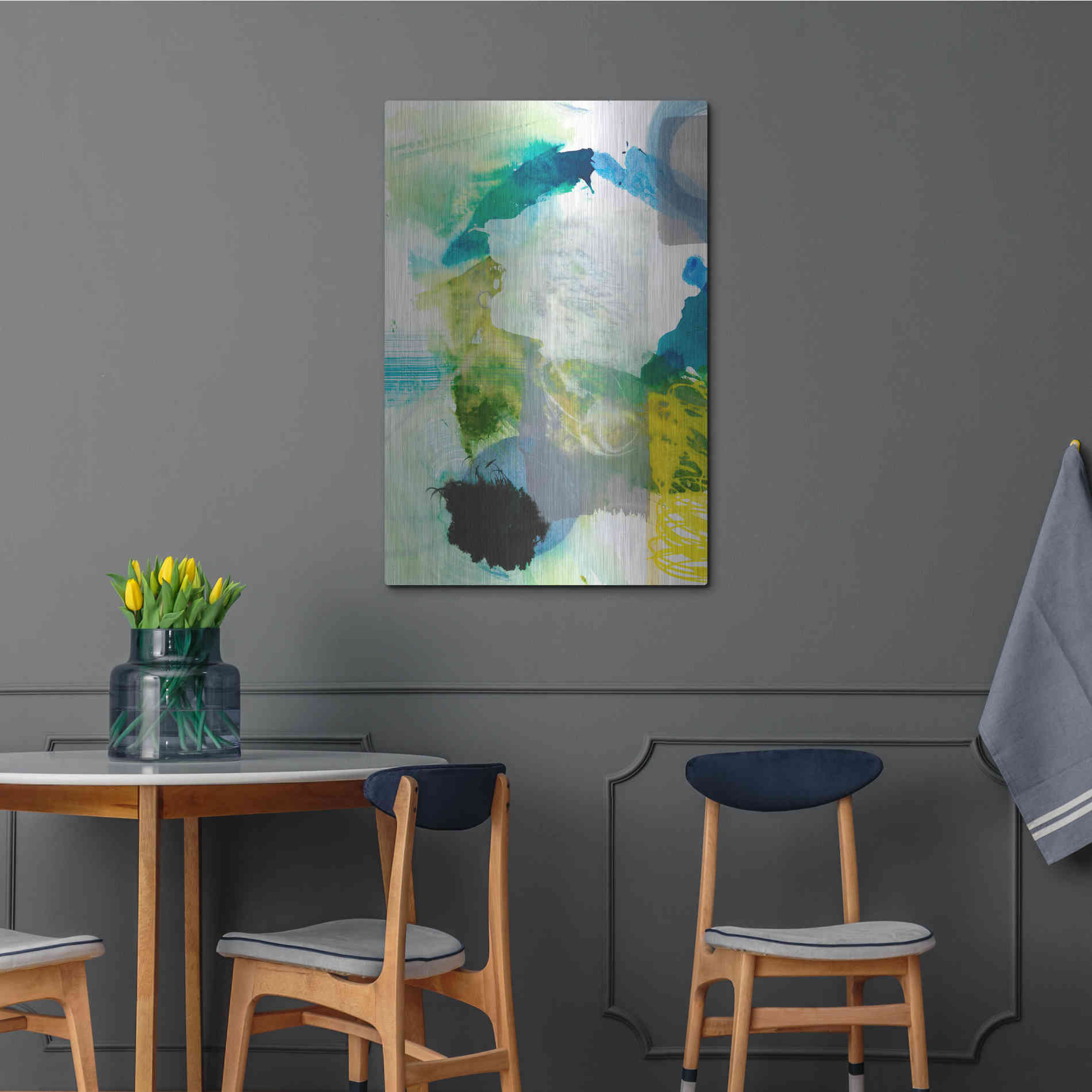 Luxe Metal Art 'Take Off III' by Jodi Fuchs, Metal Wall Art,24x36