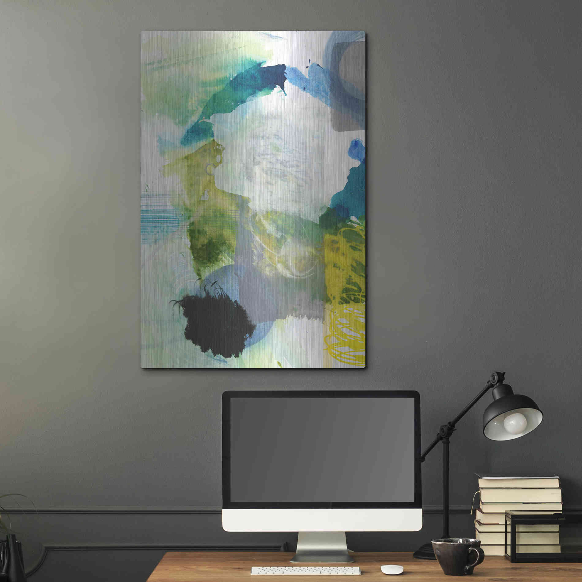 Luxe Metal Art 'Take Off III' by Jodi Fuchs, Metal Wall Art,24x36