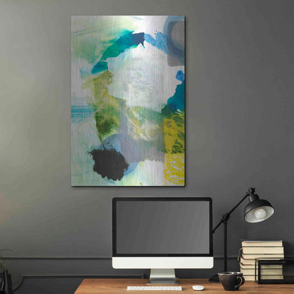 Luxe Metal Art 'Take Off III' by Jodi Fuchs, Metal Wall Art,24x36