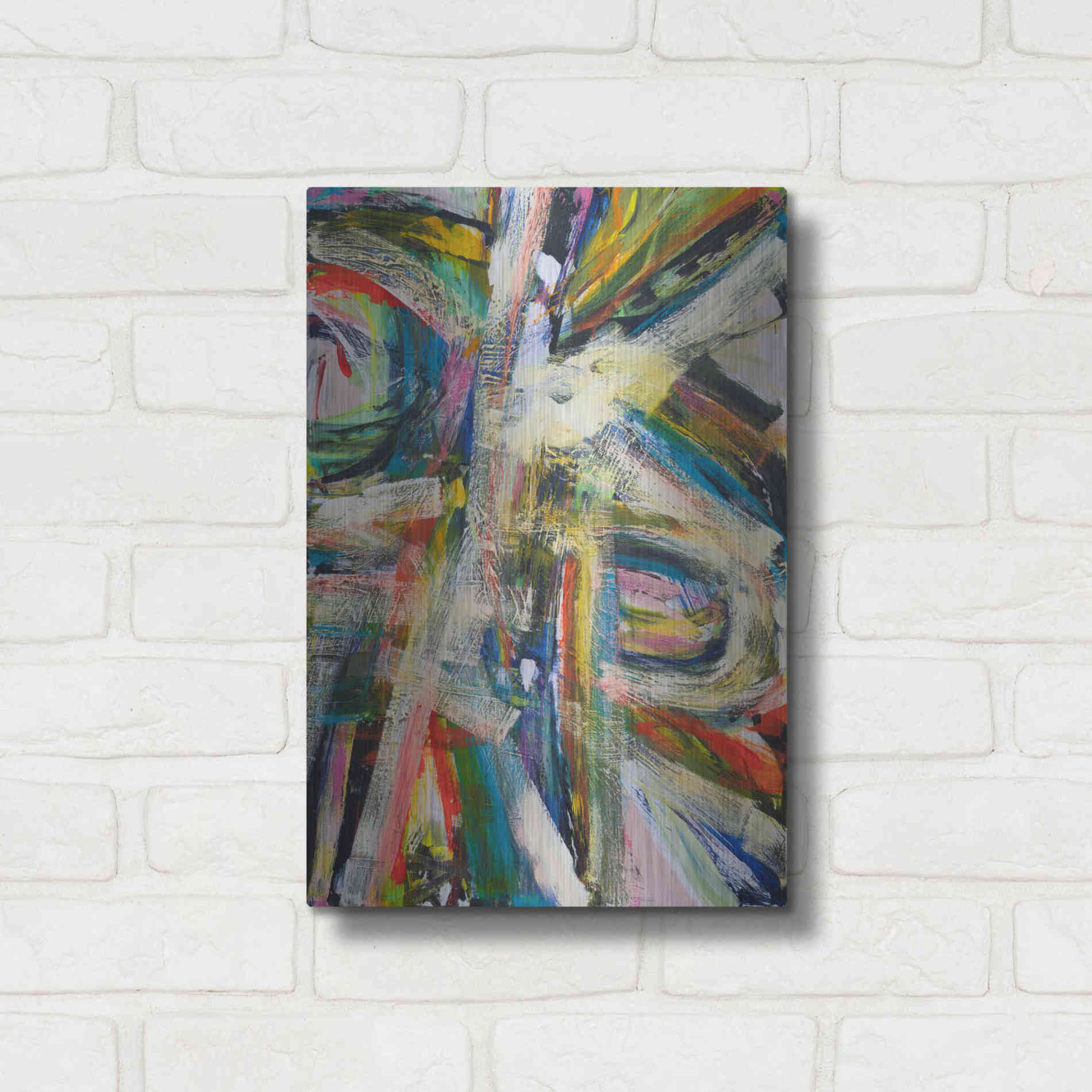 Luxe Metal Art 'Rock Star I' by Jodi Fuchs, Metal Wall Art,12x16