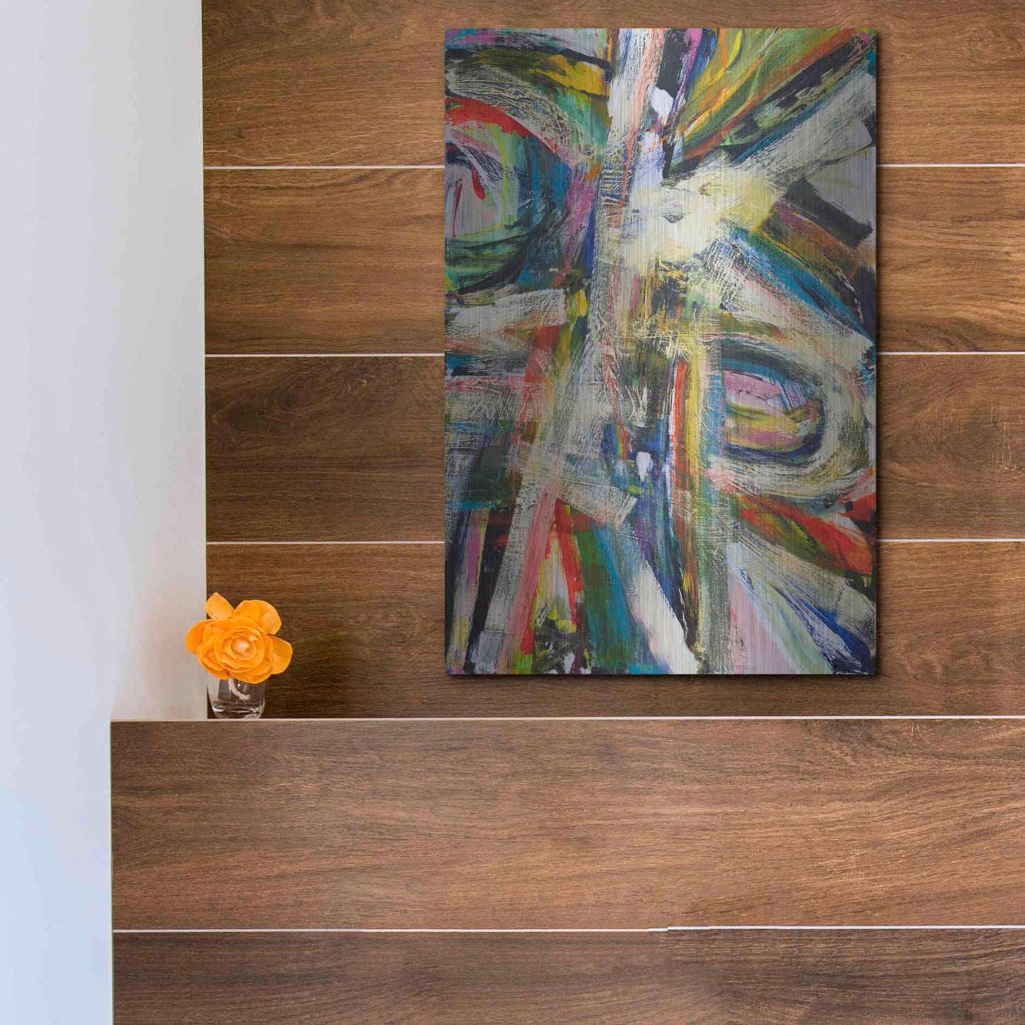 Luxe Metal Art 'Rock Star I' by Jodi Fuchs, Metal Wall Art,12x16