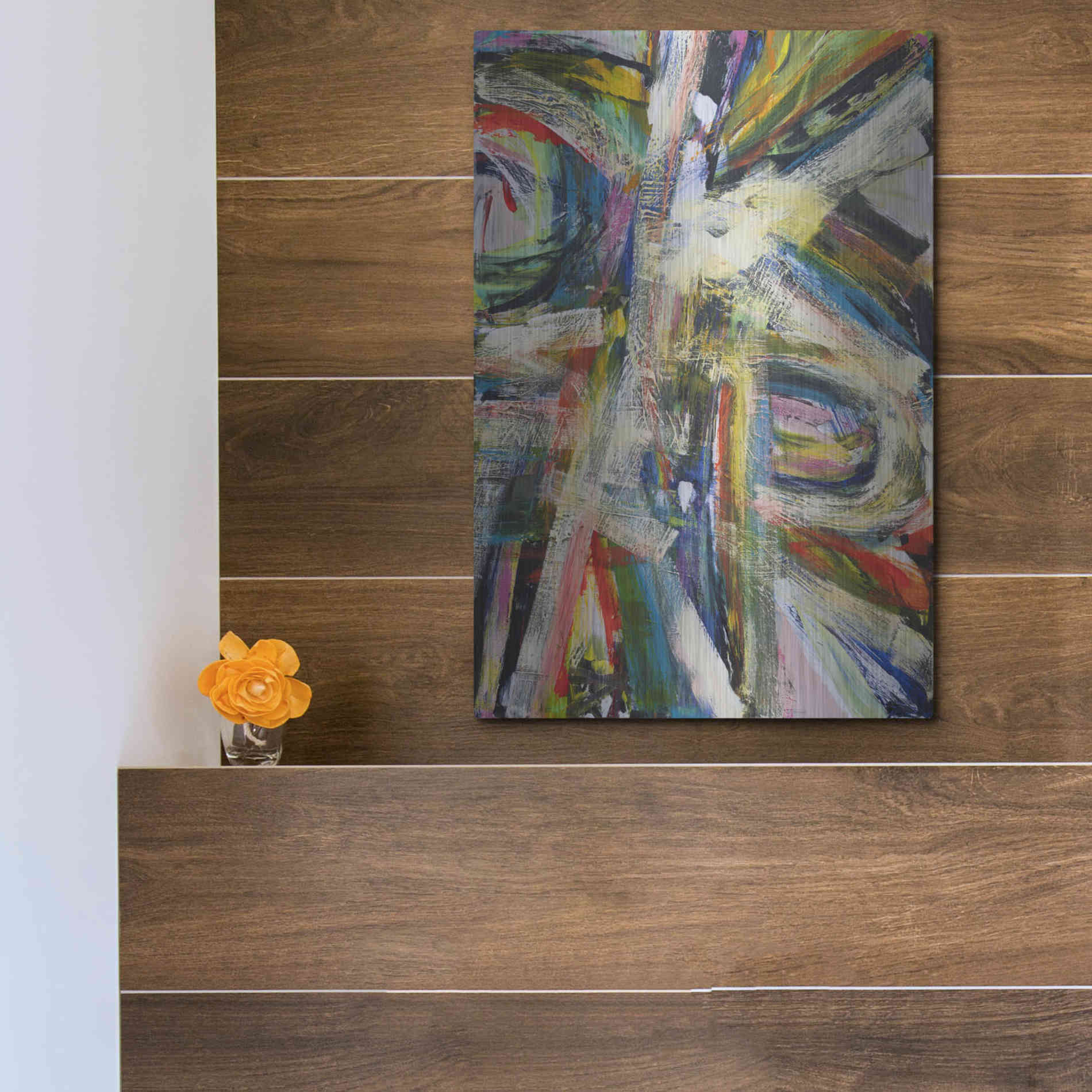 Luxe Metal Art 'Rock Star I' by Jodi Fuchs, Metal Wall Art,12x16