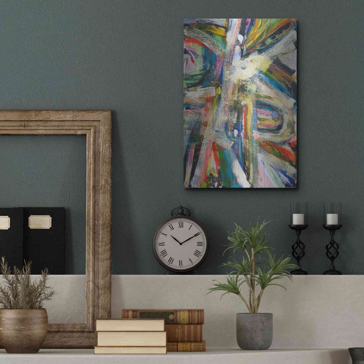 Luxe Metal Art 'Rock Star I' by Jodi Fuchs, Metal Wall Art,12x16